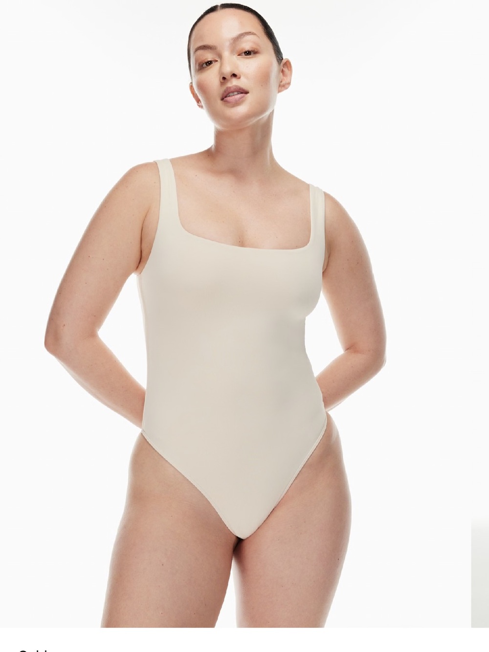 Aritzia Babaton Denude Square-Neck Bodysuit, small